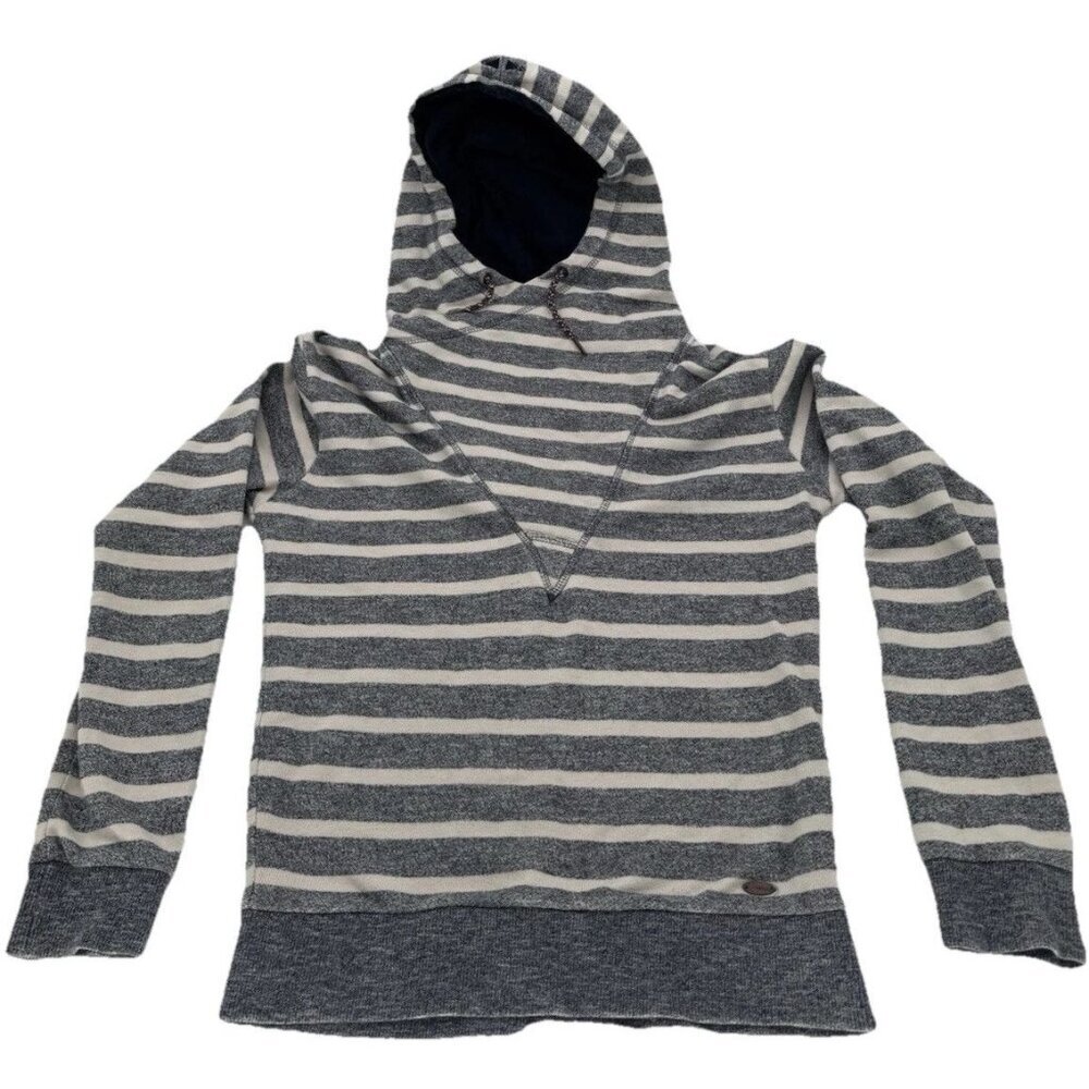 O’Neil Striped Blue & Cream Hoody XS, skater, street wear SKATEBOARD stripes‎